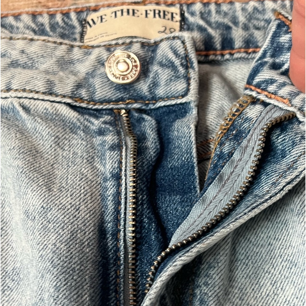 💫 We The Free jeans hi rise slim fit straight leg - Picture 7 of 9